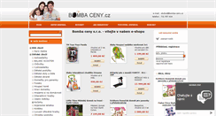 Desktop Screenshot of bomba-ceny.cz